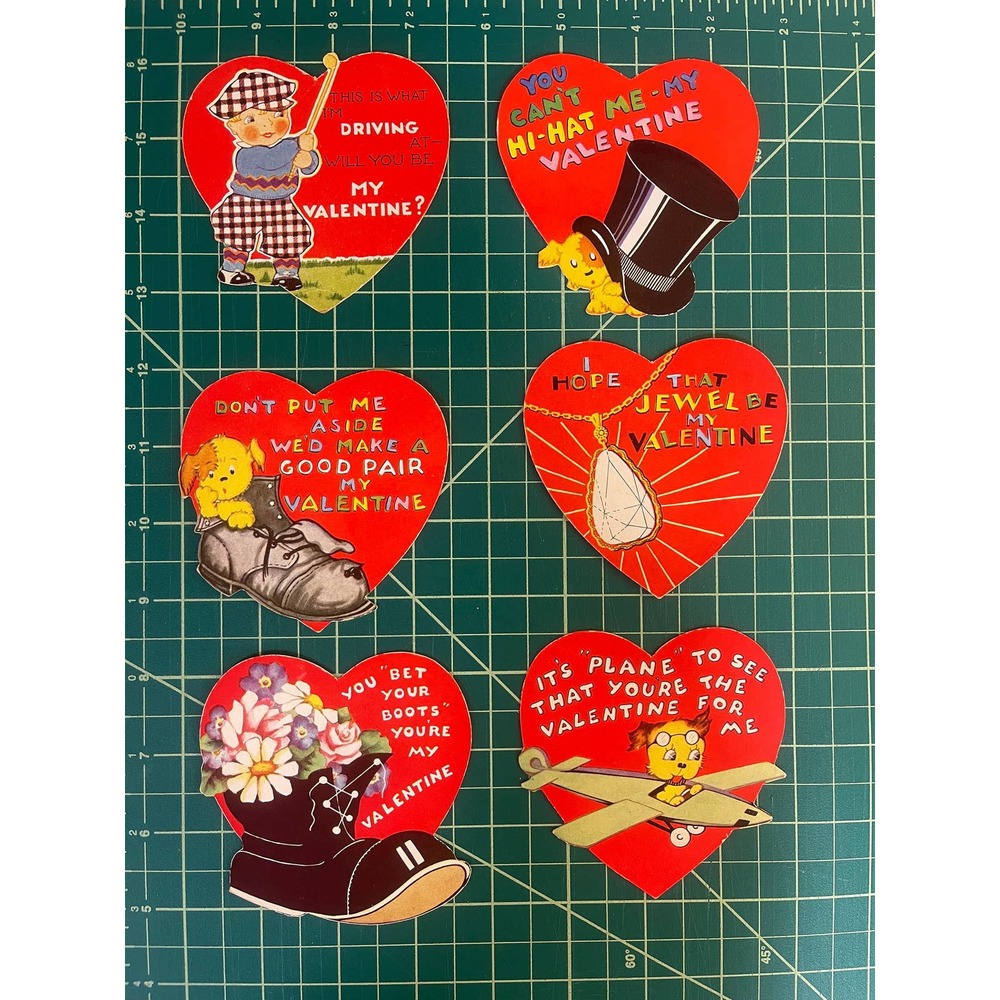 1930's Original Valentines Cards